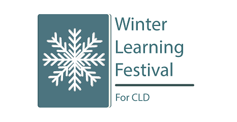 Winter Learning Festival for CLD with snow flake image: